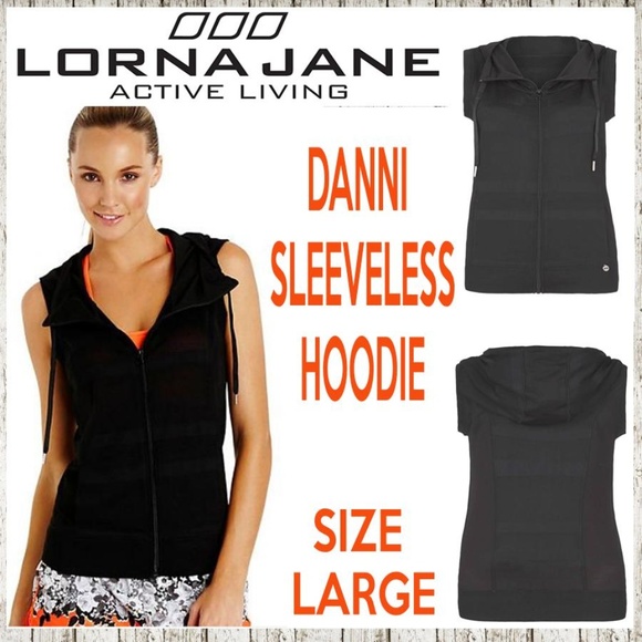 lorna jane sleeveless hoodie